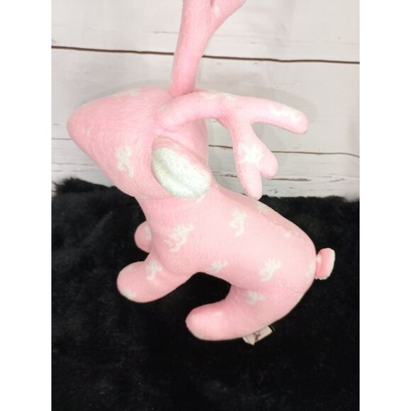 Browning Camo Pink Plush Reindeer Toy With White Antlers & Ears - Picture 2 of 8